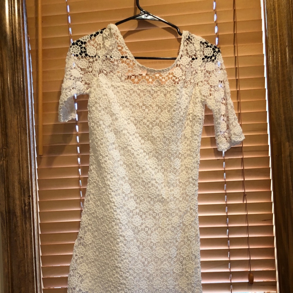 Abercrombie White Lace Dress